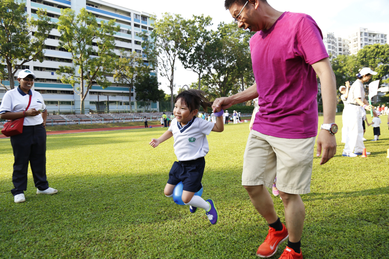 幼教运动会 亲子同乐倡素食